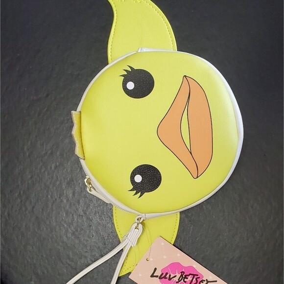 **Final Sale** Betsey Johnson yellow duck wristlet - Picture 3 of 8